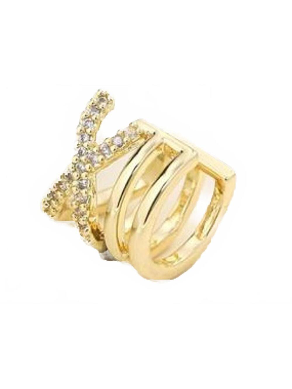 Ear Cuff Non Piercing Women's Wrap Earring Romantic Wedding - Picture 4 of 5